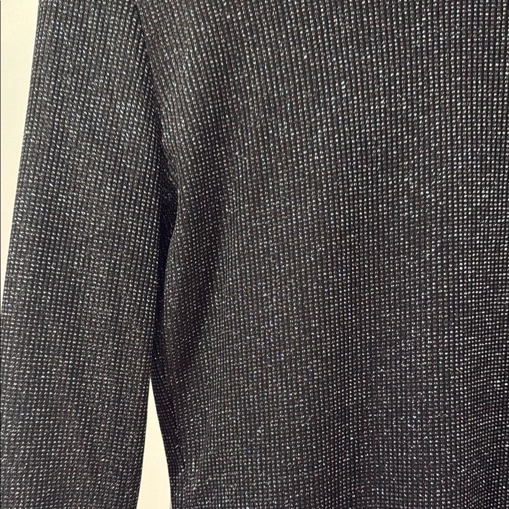 Zara Women Black Sparkle Turtleneck - Picture 3 of 7